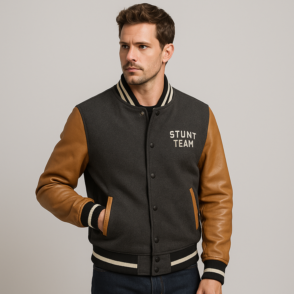 Stunt Team Varsity Bomber Jacket