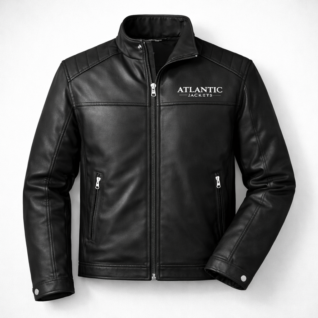 Atlantic Noir Leather Jacket