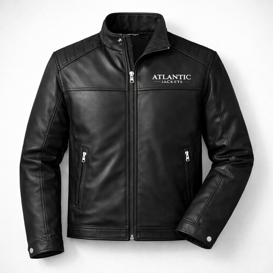 Atlantic Noir Leather Jacket