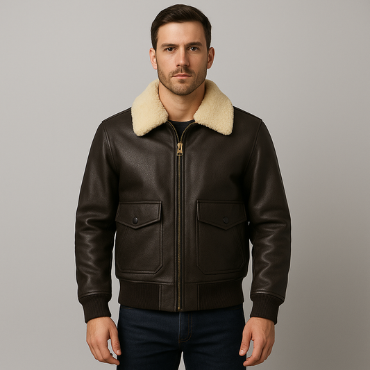 G-1 Aviator Leather Flight Jacket